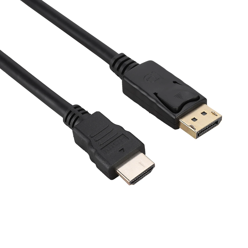 1,8 м DisplayPort DP к HDMI 1080 P HD видеокабель, адаптер для ПК ноутбука Горячая Распродажа