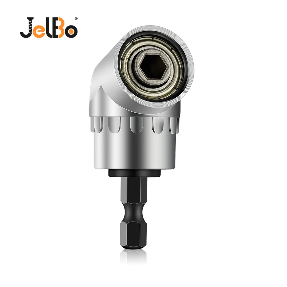  JelBo 105 Degrees Right Angle Adapter Drill Bits with 1/4
