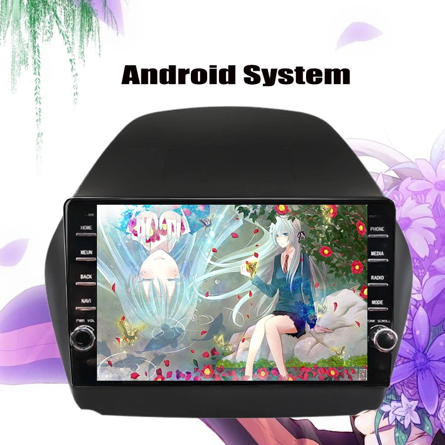 Cheap Android 9.0 Car dvd player for Hyundai Tucson IX35 09-2011 2012 2013 Car Radio gps navigation stereo multimedia 4+64GB Head Unit 5