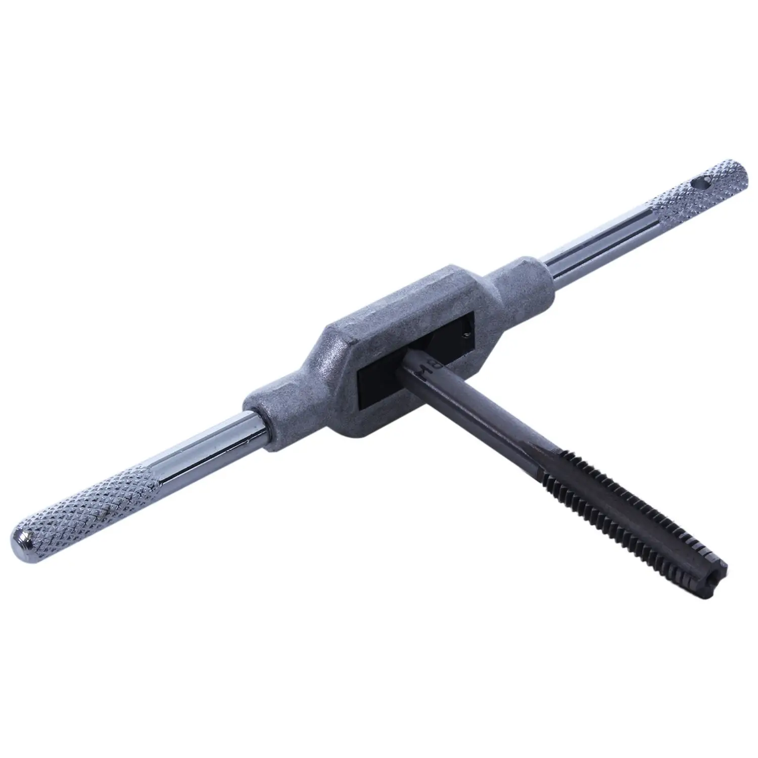 HLZS-6Pcs ручной винт Резьба Метрическая вилка кран Набор M3-M8 с регулируемым гаечным ключом