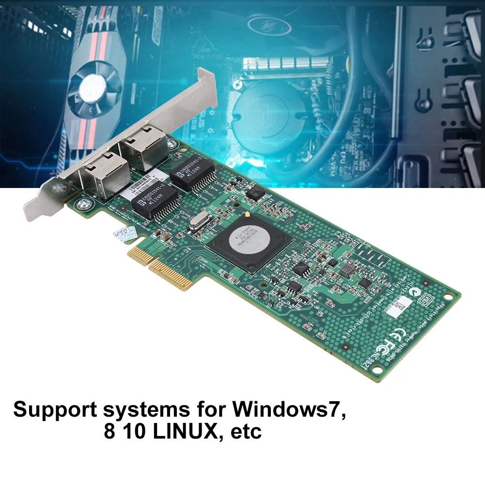 Горячая Новинка для Broadcom BCM5709 1000 Мбит/с PCI-E двухпортовый сервер ethernet адаптер