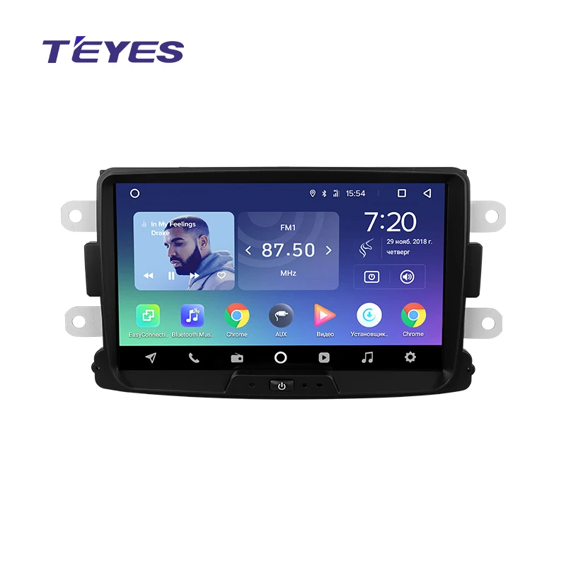 Flash Deal TEYES S1 Car Radio Multimedia Player Navigation GPS Android For Lada Xray 2/Dacia/Duster/Logan/Sandero dvd player 2012-2017 3