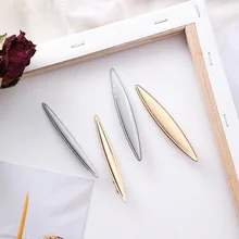 4 шт., матовая заколка для волос, Ретро стиль, для девушек, сердце, изогнутое, изысканные металлические полоски, заколки, головной убор, аксессуары для волос