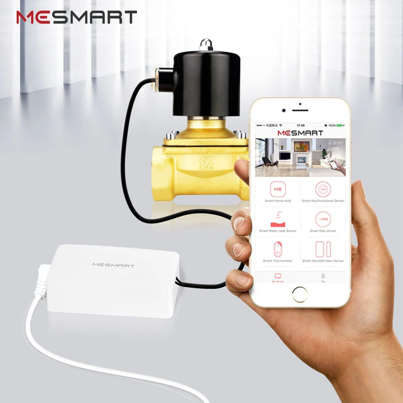 

Smart Module for DC 12V 1/2" 1/4" Brass Electric Solenoid Valve Air Water Gas NC-No Hub Required