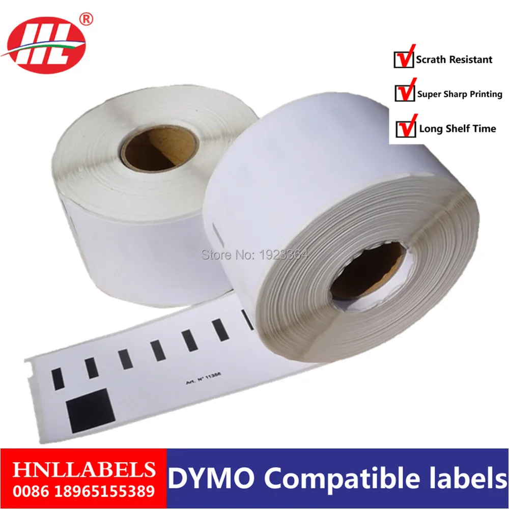 100X совместимые рулоны Dymo 11356 метка 41 мм * 89 мм 300 шт совместимые для LabelWriter 400 450 450 турбо принтер SLP-440 SLP-450