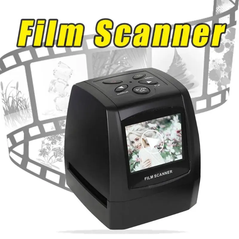 

Mini 5MP 35mm Slide Negative Film Scanner Photo Film Converts USB Cable Smart Photo film Converts USB Cable LCD Slide Transform