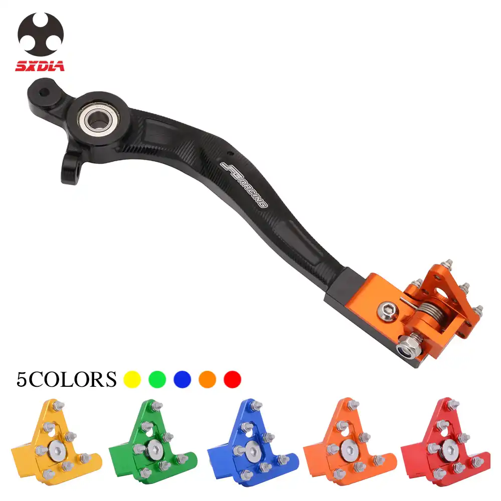 CNC Orange Motorcycle Rear Foot Brake Pedal Lever For KTM Husqvarna SX125 SX150 SX-F XC-W 250 XC-F SX-F 350 450 16-19 XC-W 150 300 XC-F250 EXC-F 250 350 450 17-19 XC250 XC300 EXC-F500