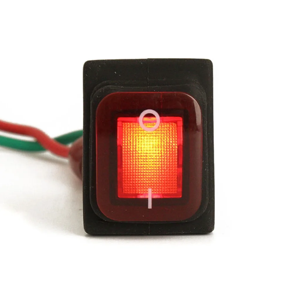 1 шт. переключатели авто аксессуары Водонепроницаемый 4 Pin 12 V светодиодный тумблер переключатель мгновенный автомобильный лодочный морской ВКЛ-ВЫКЛ переключатели
