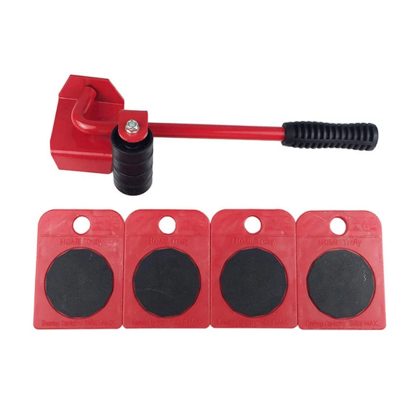 Goede Opening Promotie 5 In 1 Moving Zware Object Handling Tool Huishoudelijke Meubels Mobiele Apparaat Arbeidsbesparende Crowbar Hand Tool se
