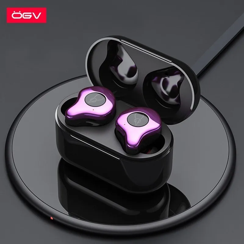 

OGV Sabbat Original Bluetooth Earphone V5.0 TWS Mini Wireless Earbuds In-ear Sport IPX5 with Charging Box Rechargeable Headset