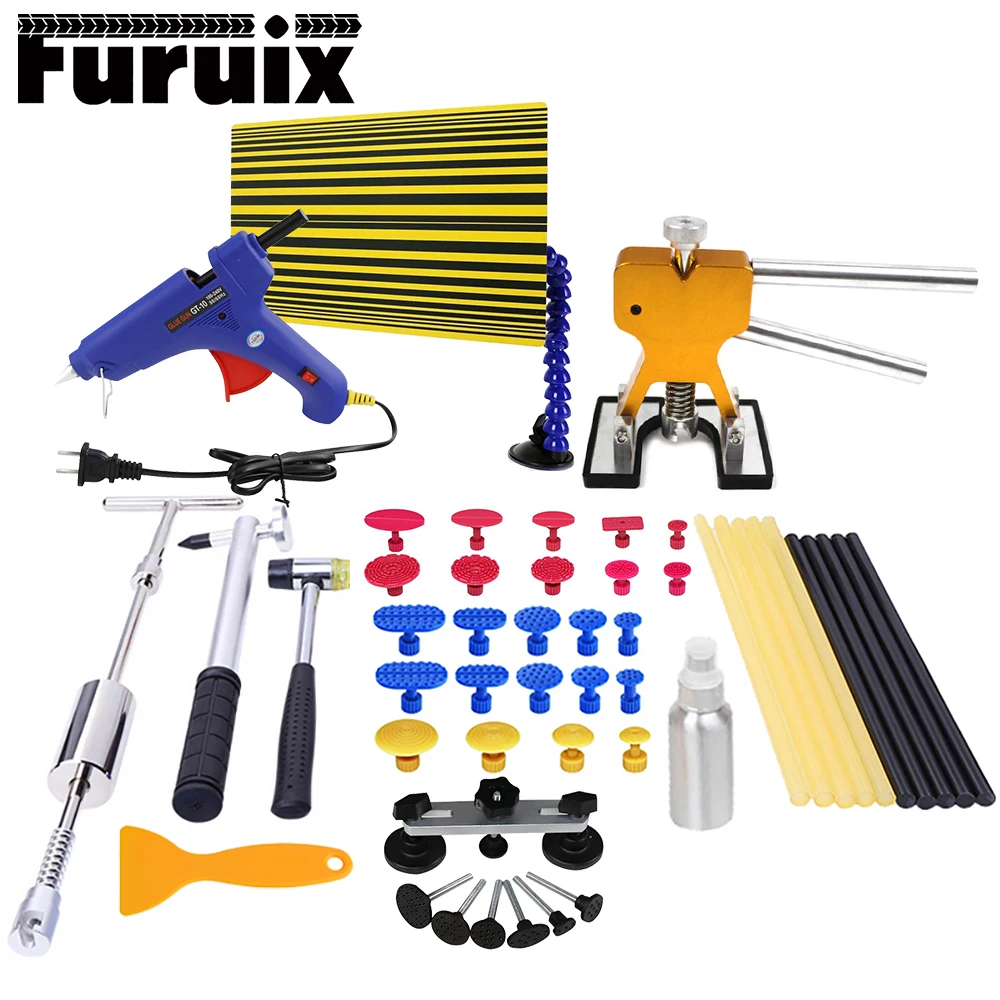 

FURUIX PDR Tools Car Paintless Dent Removal Tools High Quality Slide Hammer Dent Puller Tabs Auto Body Repair