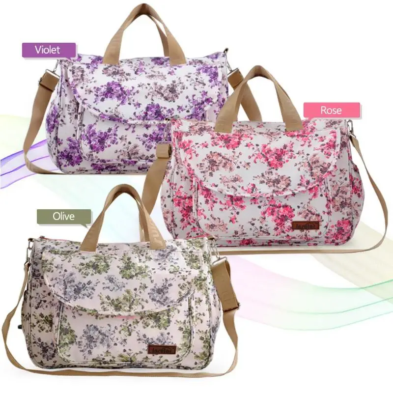 Maternity Diaper Bag Handbag Large Capacity Mummy Nursing Shoulder Flower Style Backpack Baby Stroller Nappy Organizer | Мать и ребенок