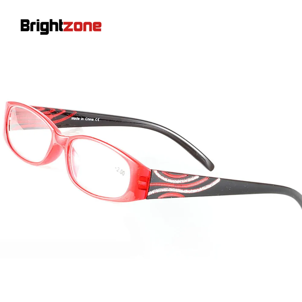 Brightzone 2018 New Ma'am Resin Presbyopic Glasses Elder Reading Frame