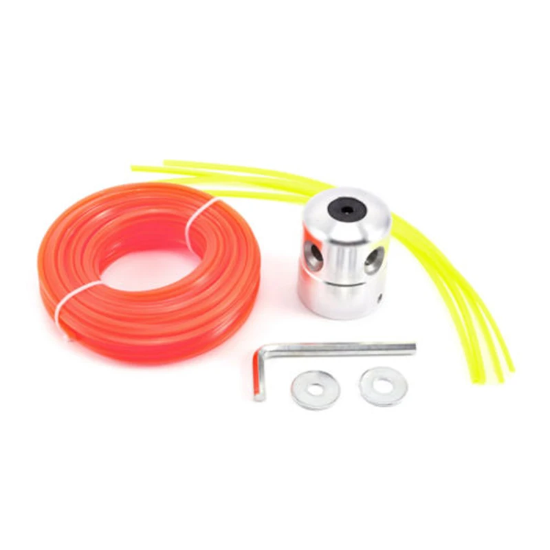 

Universal String Trimmer Head Set+15m 3mm Spare Trimmer Line for Brushcutter