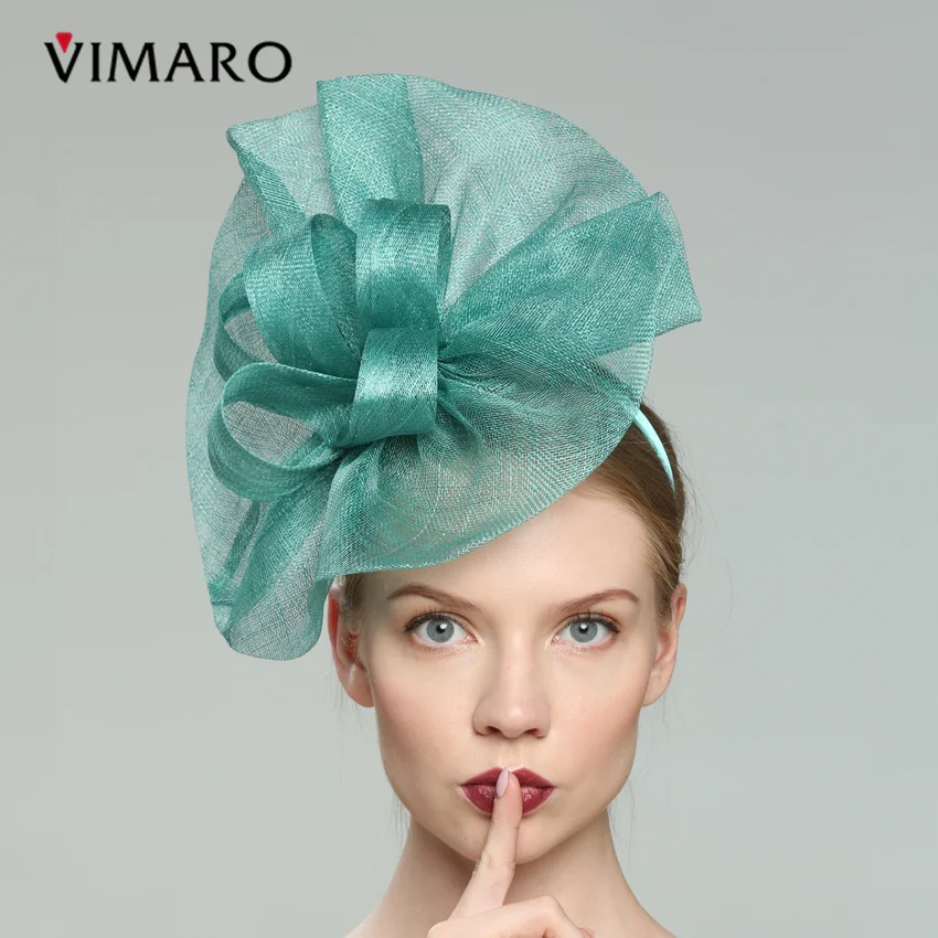VIMARO Teal Hair Fascinators Hats For Women Elegant Fascinators For