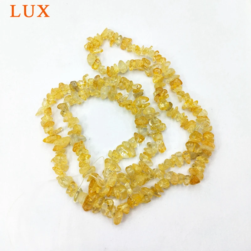 

Full strand 32 inch Natural Genuine-Citrines bead Raw Mineral Yellow stone Hand Cut Free Form Loose Rough chips Beads