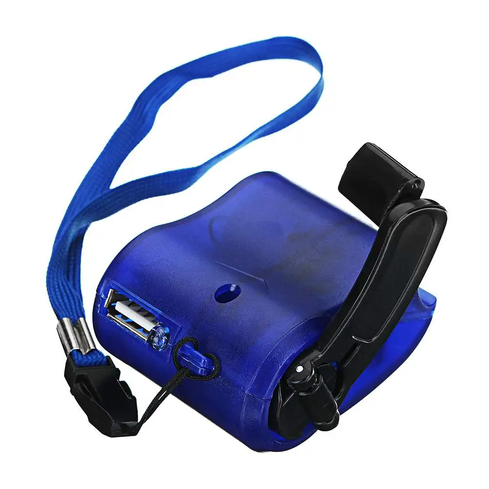 Portable USB Hand Cranked Power Generator Outdoor Emergency Digital Display Phone Charger Manual Shake Energy Charger Blue Portable USB Hand Cranked Power Generator Outdoor Emergency Digital Display Phone Charger Manual Shake Energy Charger Blue