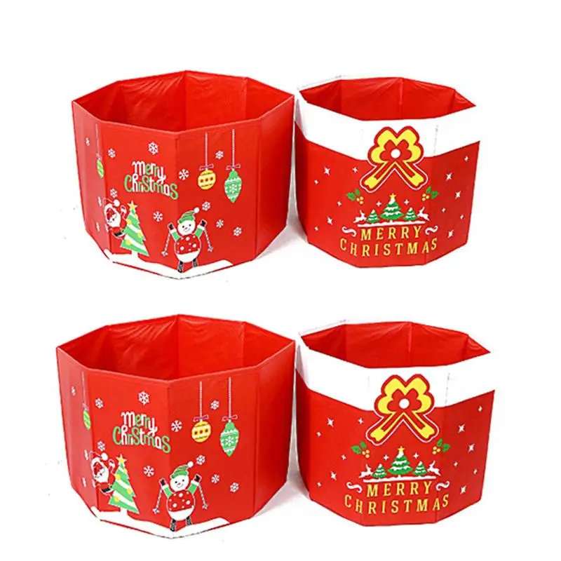 

Christmas Tree Decoration Foot Box Base Box Christmas Tree Bottom Decorative Storage Box Christmas Decorations For Home