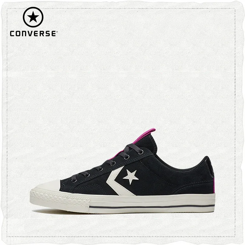 

Converse STAR PLAYER CONS Series autumn and Winter style Skateboarding Shoes plush leather keep warm unisex sneakers #162568C