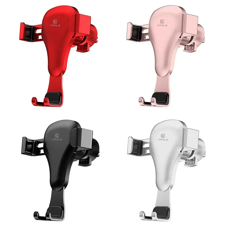 

Car Gravity Holder Non-slip Air Vent Fixed Phone Anti-shake Shockproof Mobile Phone GPS Navigation Frame Buckle Type Stand