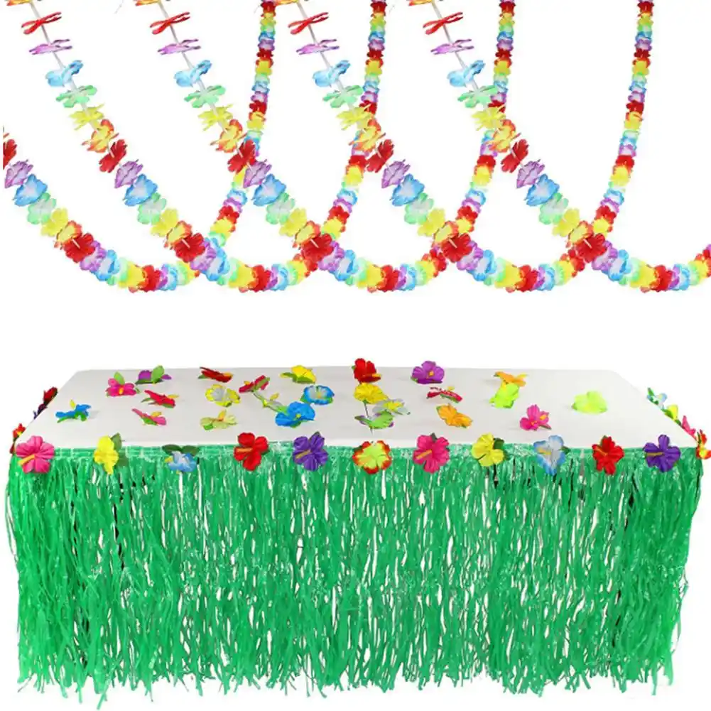 Гавайская гирлянда из цветов своими руками