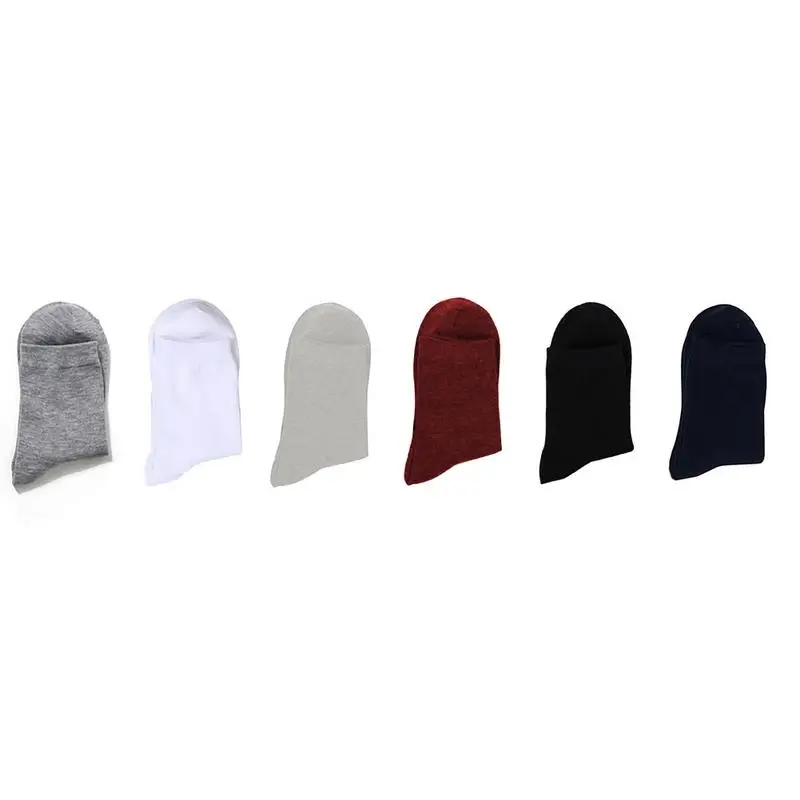 

Breathable Sweat-absorbent Cotton Solid Color Tube Socks Men's Business Sweat-Absorbent Breathable Versatile Sports Socks