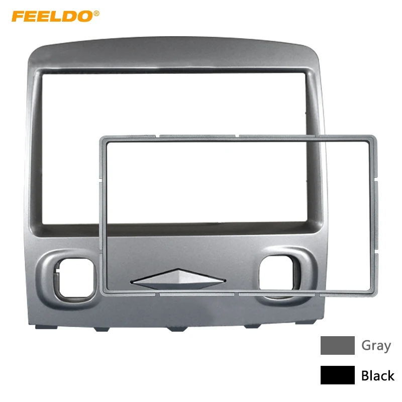 

FEELDO Car Stereo Radio Fascia Frame For Ford Escape 08-10 Mazda Tribute 06-08 2DIN Stereo Interface Plate Panel Dash Trim#5012