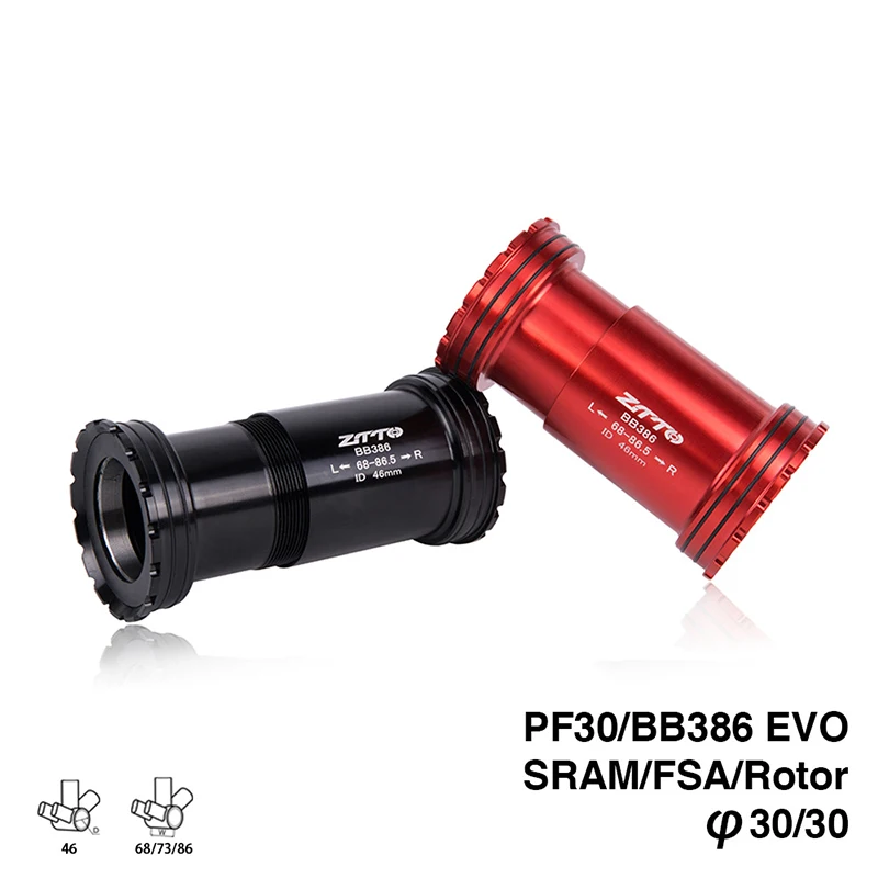 

BB386 EVO PF30 30 Bike Bicycle Bottom Bracket For Shimano Crankset SRAM GXP