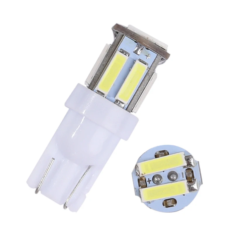 W5W 10 7020 SMD автомобильный T10 светодиодный 194 168 Клин Замена заднего прибора панель