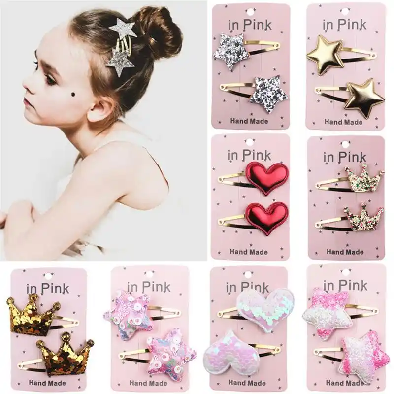 73 Types Children S Hairpin Headwear Pentagram Heart Shaped Crown