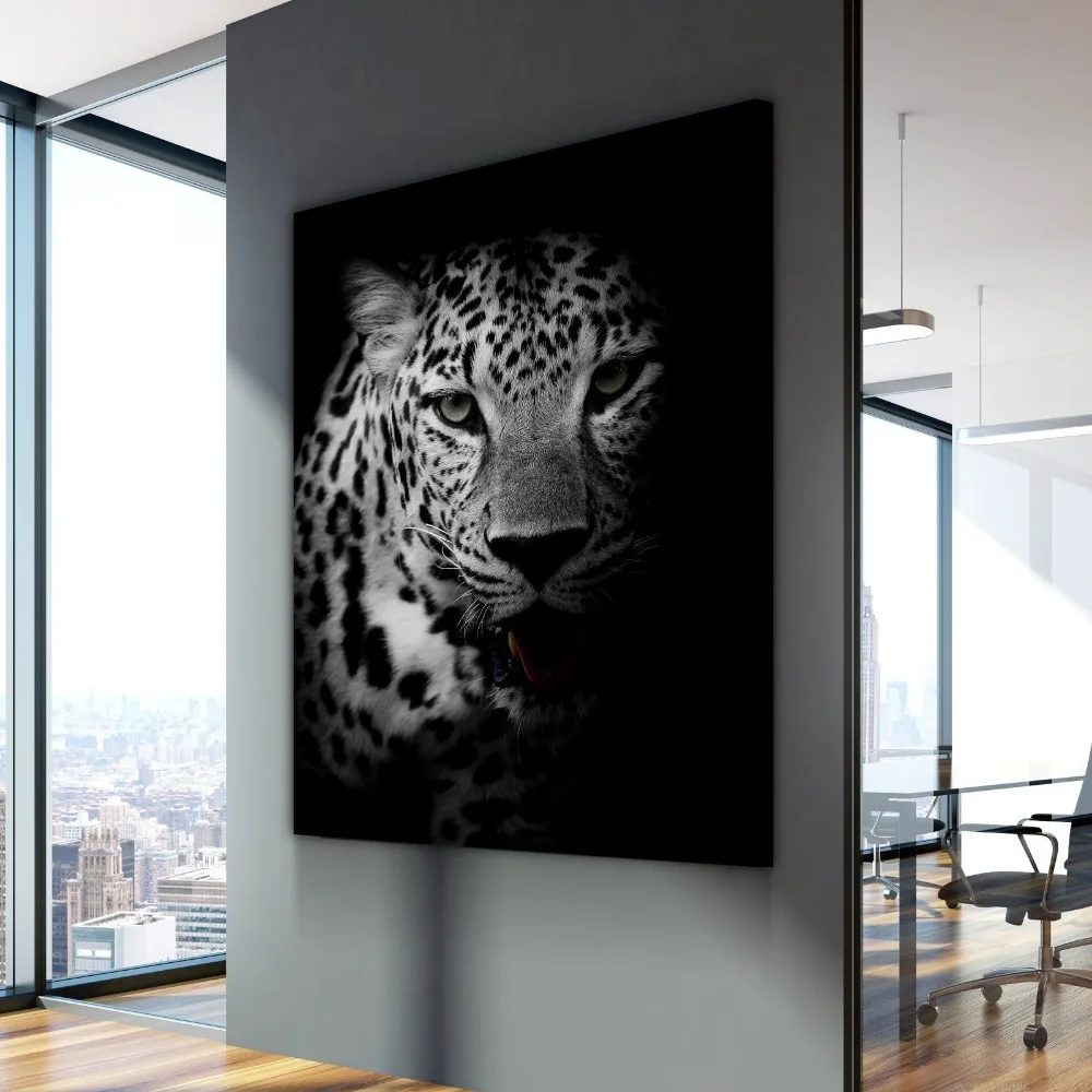Nordic HD Print Leopard Portait Poster Animal Modern Decorative Paintings on Canvas Wall Art for Home Decorations Decor | Дом и сад