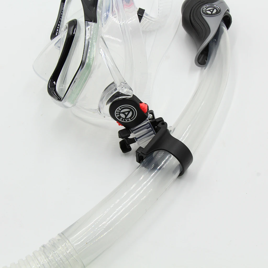 Diving Clip 2 Pieces Quick Release Plastic Snorkel Clip Keeper 1' Universal For Attaching To Mask Strap Swimming Accessories