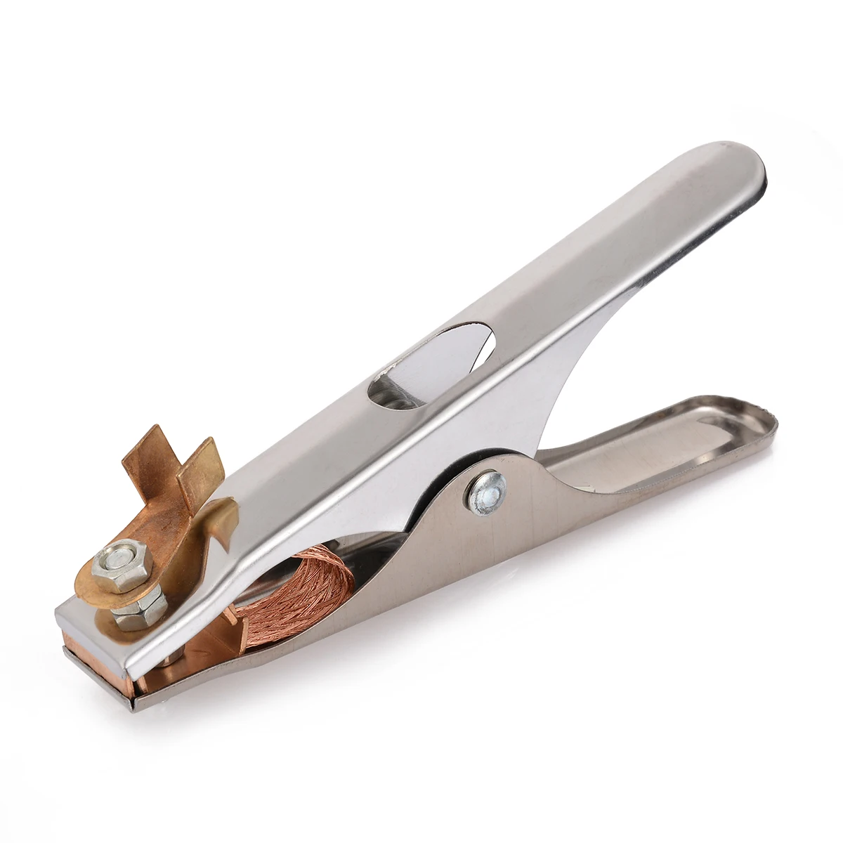 

1Pc Welding Grounding Clamp Iron&Copper Welding Grounding Earth Cable Clamp 300Amp Manual Welder Equipment Tool