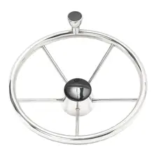 316 нержавеющая сталь 13,5 дюйма лодка рулевое колесо 25 градусов морская яхта с ручкой Удобная Простая установка судовое оборудование