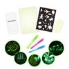 Writing Magic Drawing Board Set A5 Draw Light Russian Language Early Educational Kid With Night Noctilucent In Dark Children Toy 1