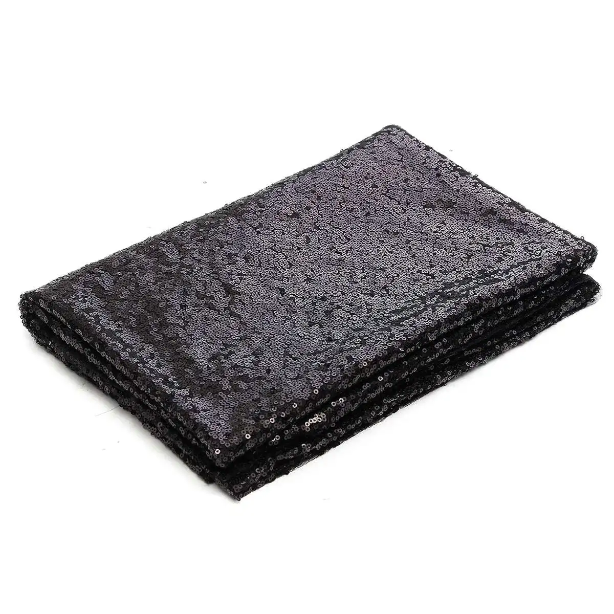 

4X6FT Decorative Cloth Black Sequin Photo Backdrop Wedding Photo Booth Photography Background