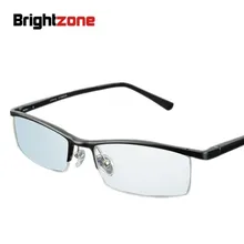 Brightzone высококачественные очки для компьютера, прозрачные очки для близорукости, полуметаллическая оправа, ретро оптические Мужские аксессуары