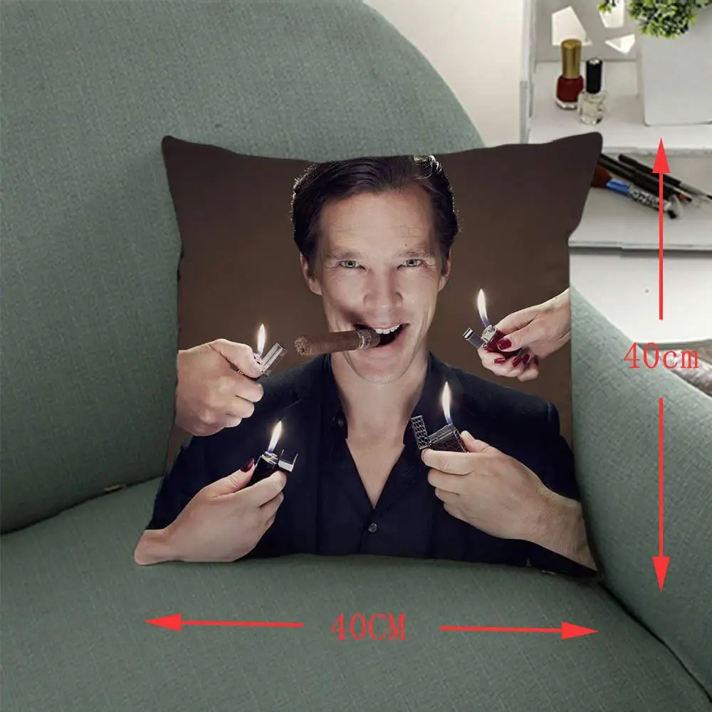 16 &quotШерлок Холмс полный печатных наволочка Обложка Американский сериал Dakimakura