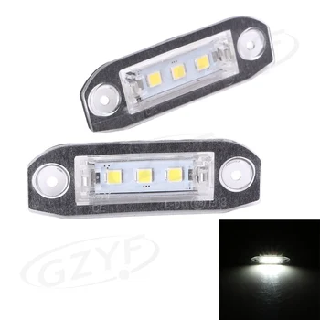 

Pair LED Rear License Number Plate White Light Lamp For Volvo S80 XC90 S40 V60 XC60 S60 V70 C70 V50 XC70