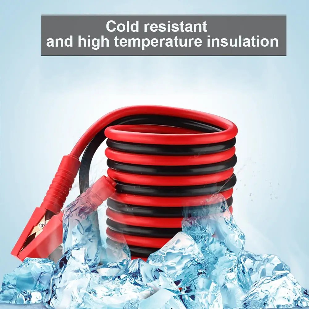 Coche Jumper Cables de la batería con cobre Clip de comenzar 13.1FT