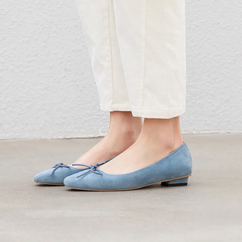 

2019 New Flat with Boat Shoes Woman Casual Slip on Fashion Square toe Butterfly knot Ladies Shoes Sexy Vintage Soft Sole