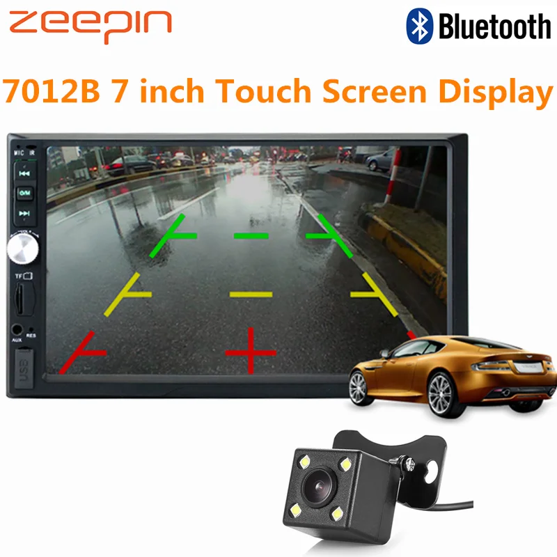 

Zeepin 7 inch Touch Screen MP5 Player Display Supports Bluetooth Hands-free Call Function Car Audio Video Multimedia Player