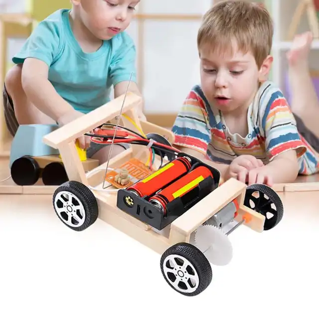 wooden remote control car