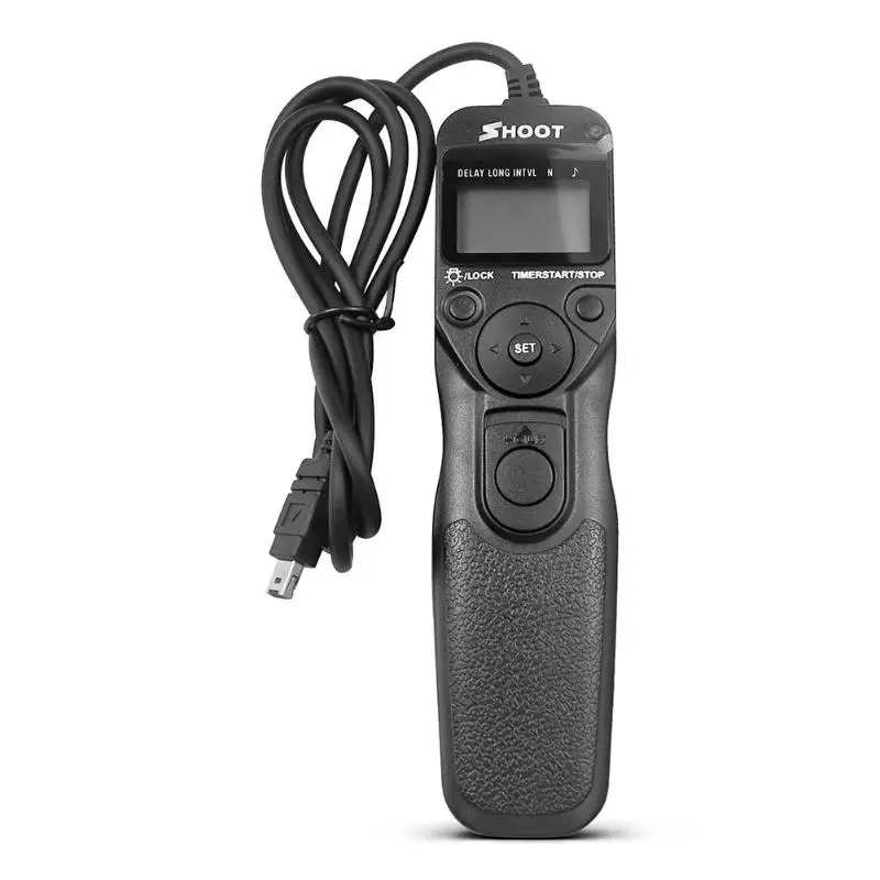 

MC-DC2 LCD Timer Remote Shutter for Nikon Z7 D750 D610 D7500 D7200 D5600 Camera Shutter Remote Controller Camera shutter line