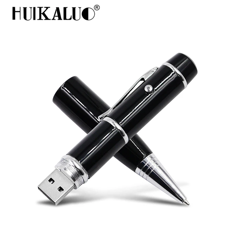 

USB Flash Drive High Speed Pendrive 64GB 32GB 16GB 8GB 4GB Business Fountain pen Laser Light Pen Drive Creative Memory Stick