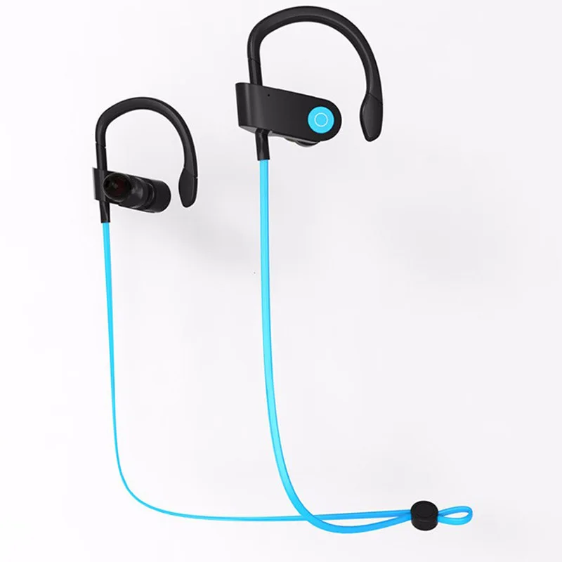 

S333 Wireless Bluetooth Earphone Stereo Hanging Ear Headset Noise Cancelling Sweat-Proof Sports Headphones With Strap