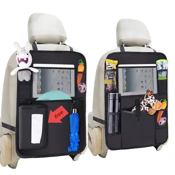 

Backseat Car Organizer Storage Bag Holder For Ipad Tablet Bottle Drink Tissue Box Toys Great Travel Accessory For Kids