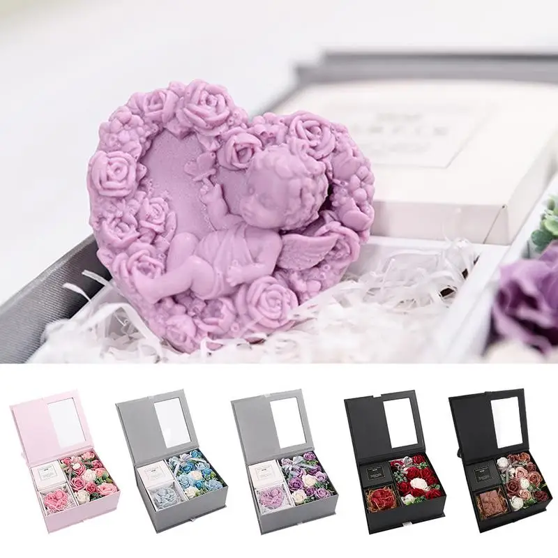 

Valentine's Day Gift Artificial Rose Fragrance Petal Decoration Wedding Anniversary Romance Rose Innovative Soap Rose Gift Decor