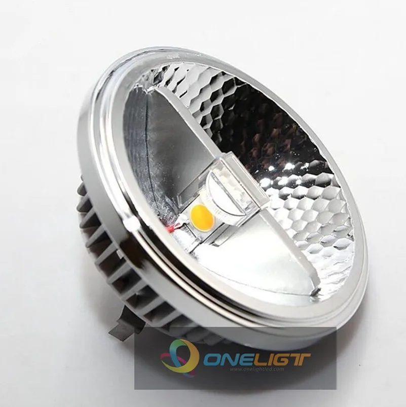 15 Вт COB LED лампа AR111 светильник G53 GU10 AC110V 220V DC12V Диммируемый светодиодный прожектор