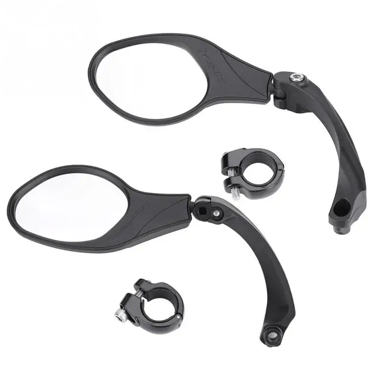 Bicycle Stainless Steel Lens Mirror Bicycle Handlebar Review Rear Back